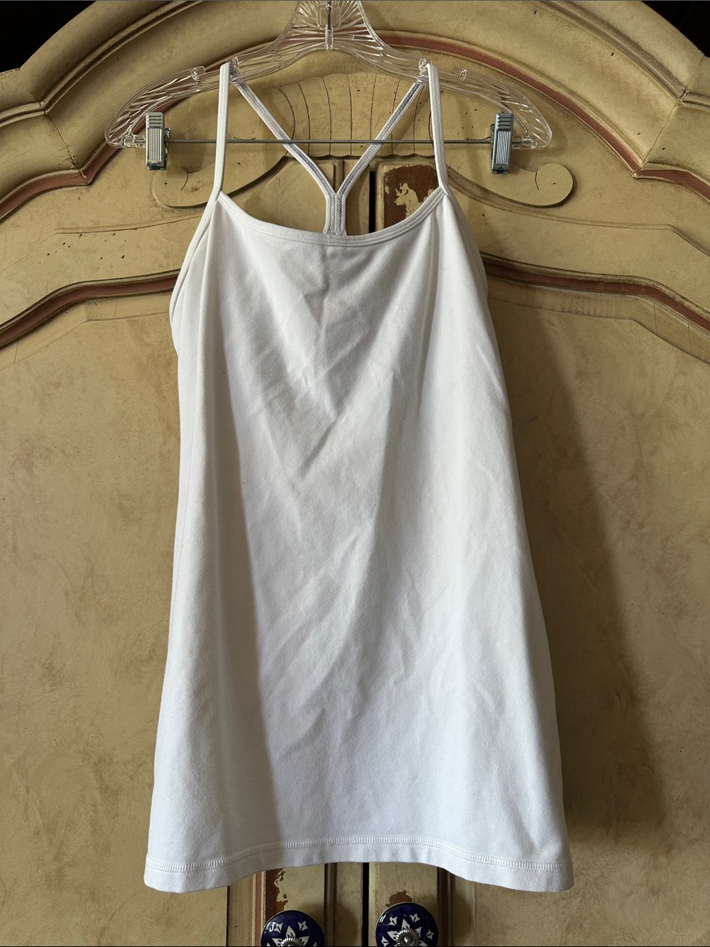 lulu-lemon athletica White Racerback Tank Top